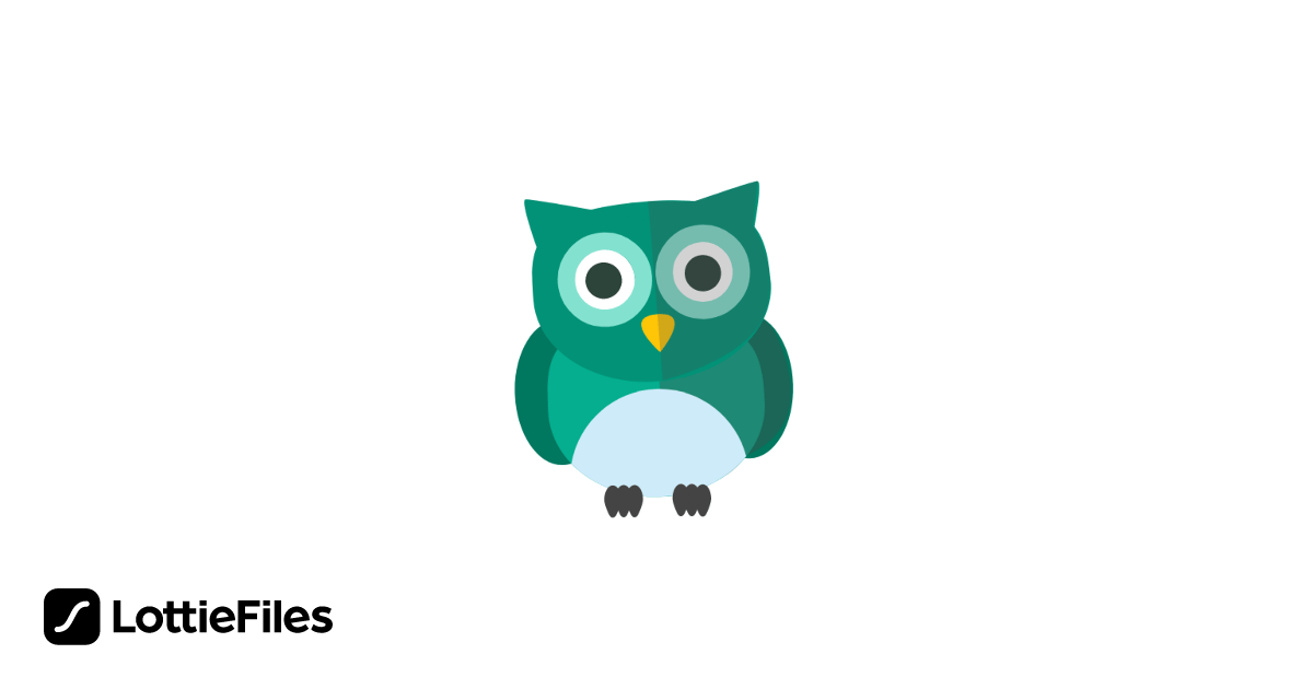 Free Cute Owl Animation by Fendah | LottieFiles