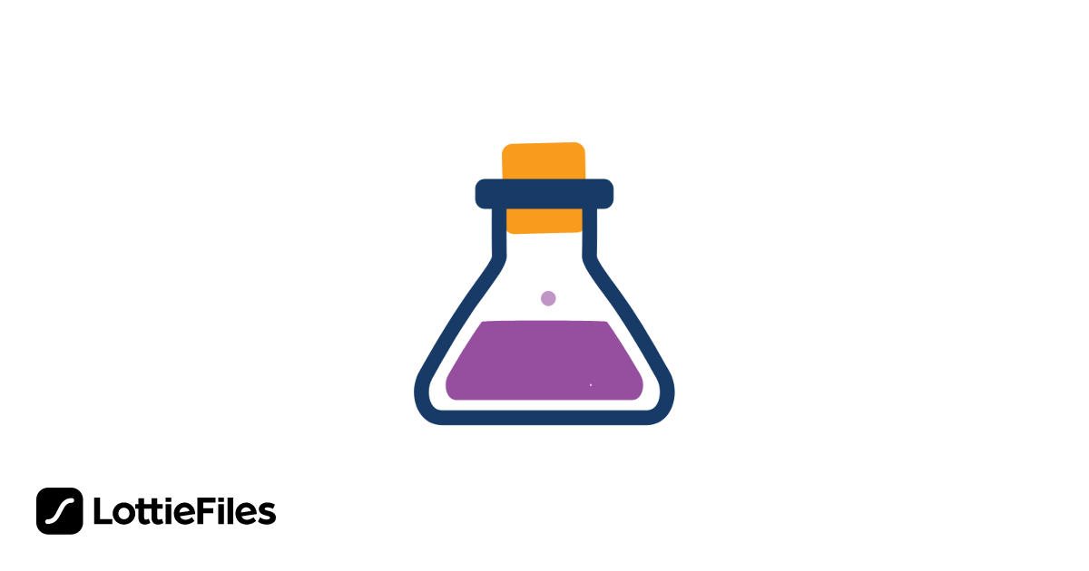 Free Bubbling Flask Animation by David Ye | LottieFiles