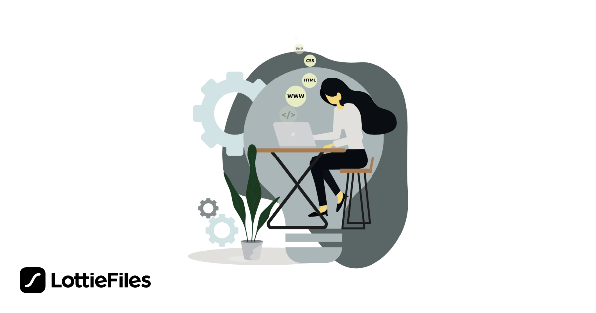 Free Programmer Animation by Hanna Glozman | LottieFiles