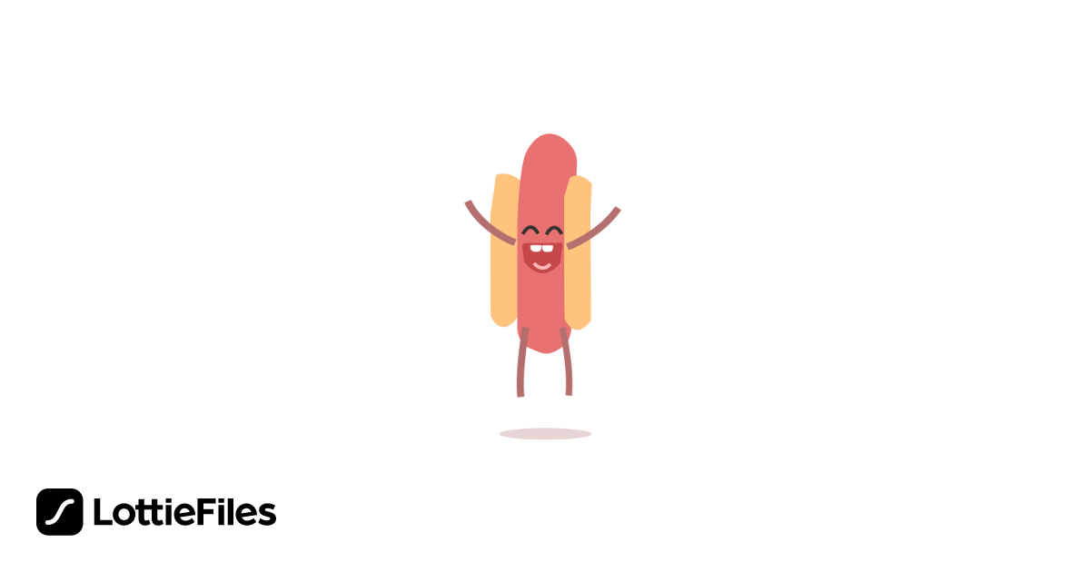 Free happy hot dog Animation by Mervin Paul | LottieFiles