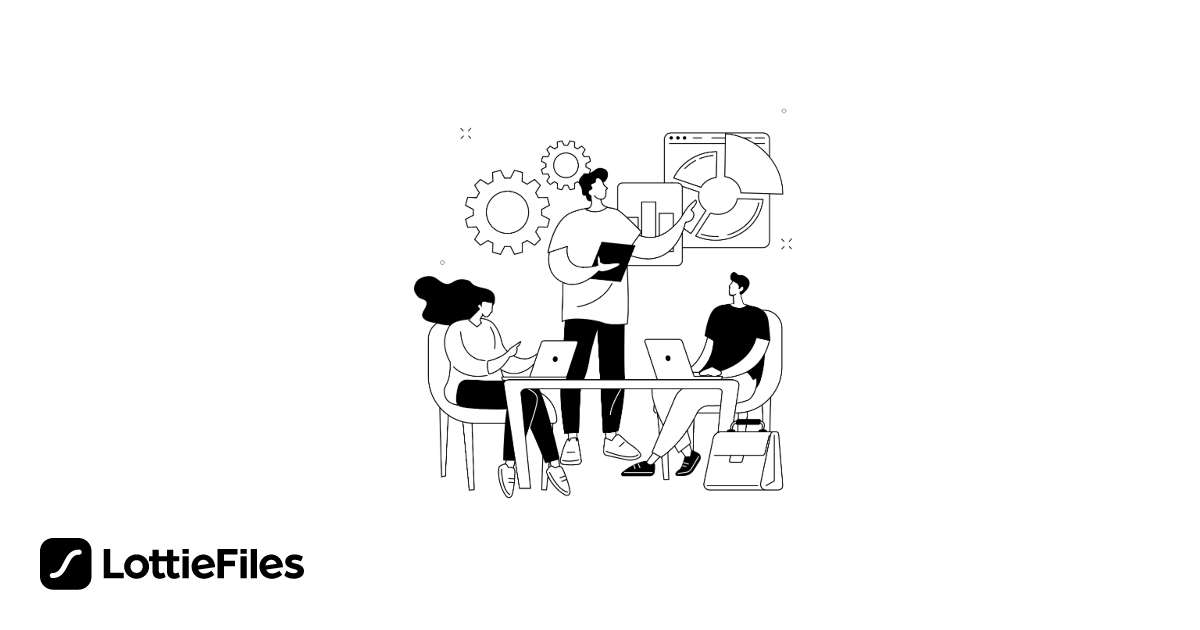 Free workflow Animation by Azat Ain | LottieFiles