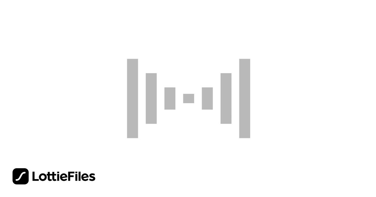 Free Soundwave Loader Animation by Riku Forsman | LottieFiles