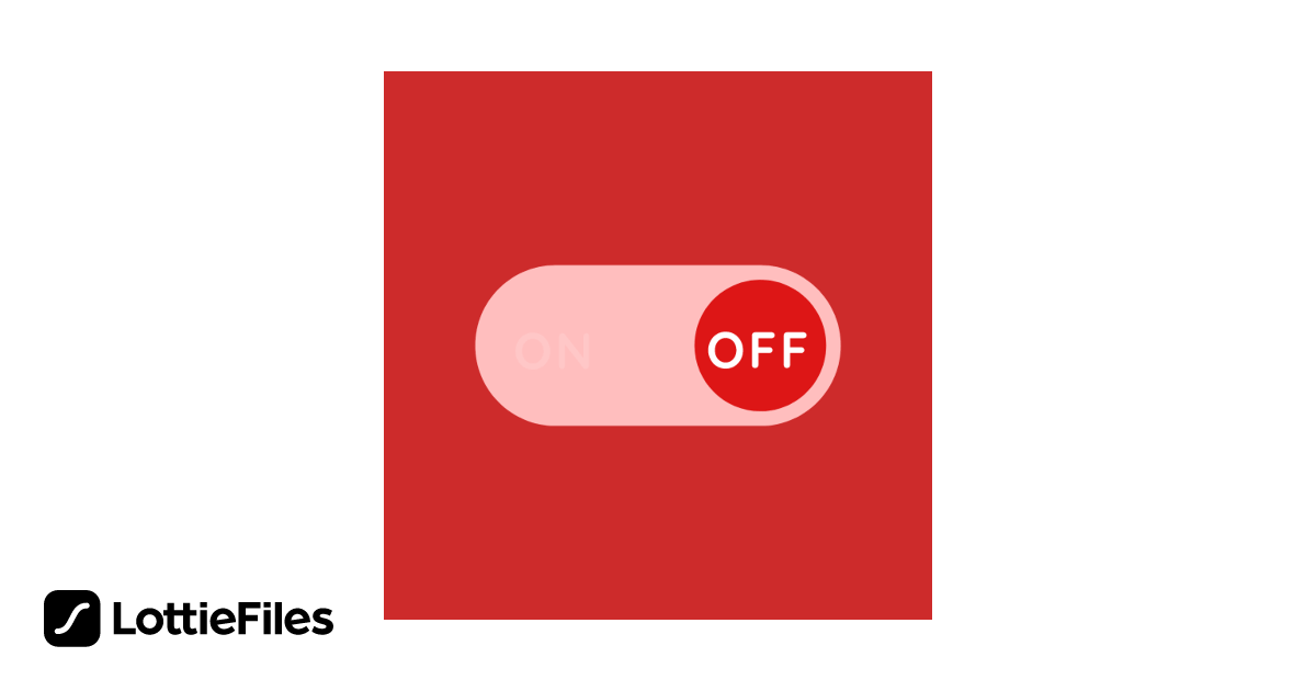 Free Toggle Animation by Ketan Damle | LottieFiles