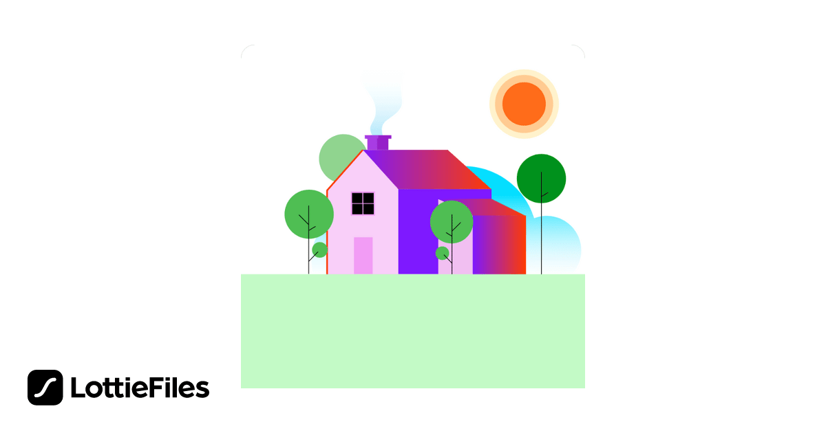 Free 3D House animation Animation by Rashmi Saini | LottieFiles