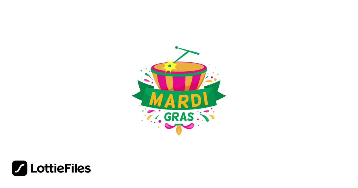 Mardi Gras Drums by Brian Karungani LottieFiles