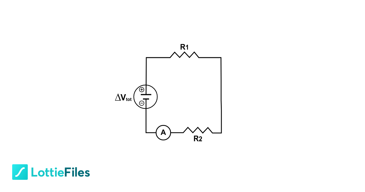 Voltage drop across each resistor when the circuit contains two