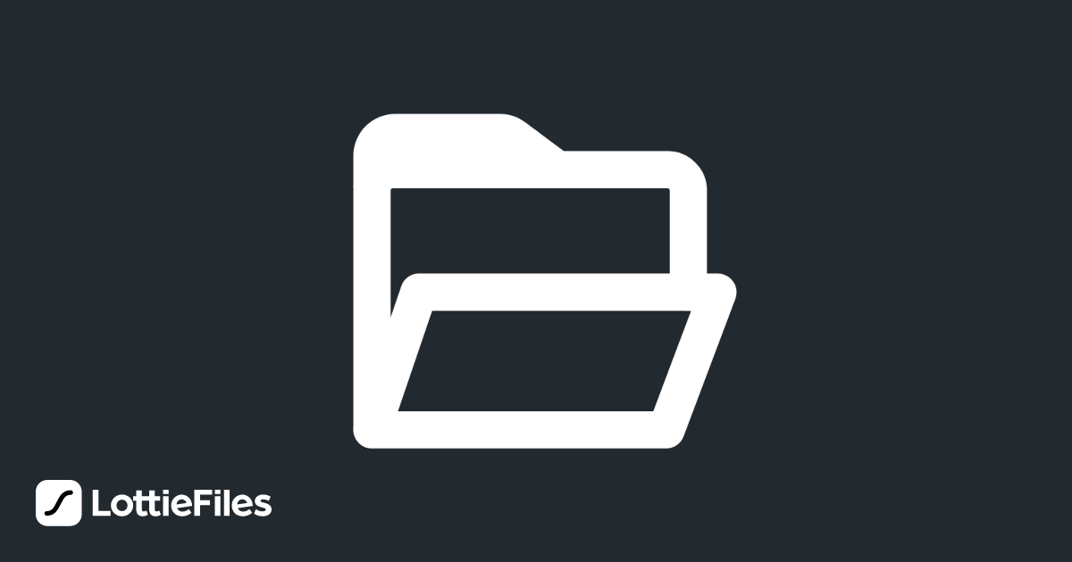 File open icon by Odiceno - LottieFiles