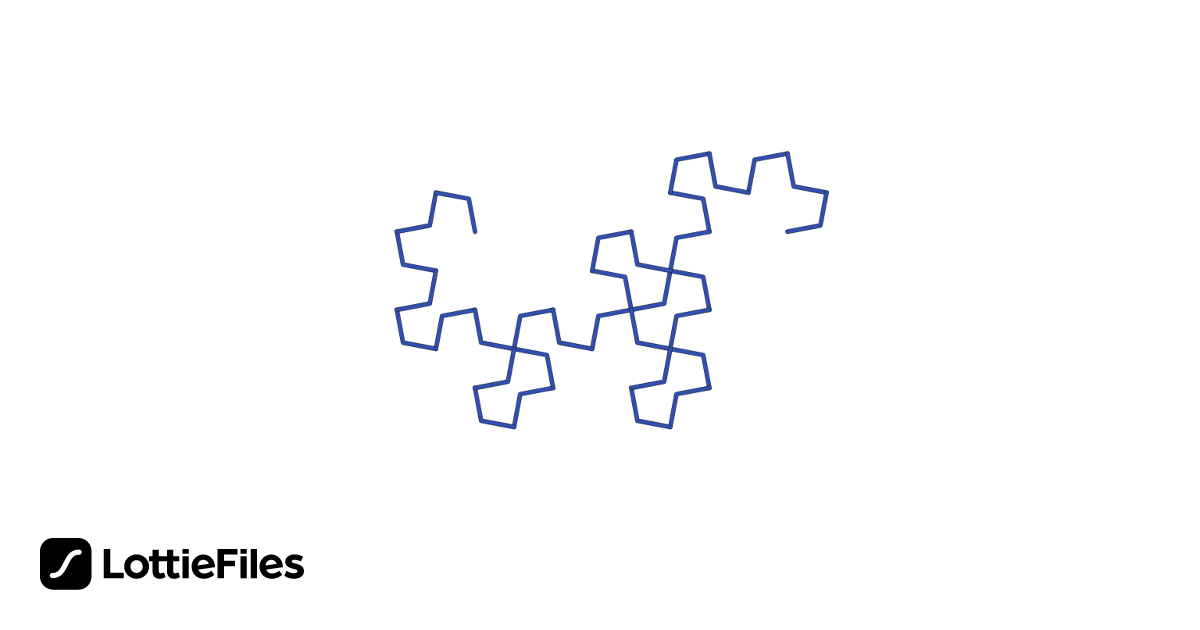 Free Dragon curve Animation by Mattia Basaglia LottieFiles