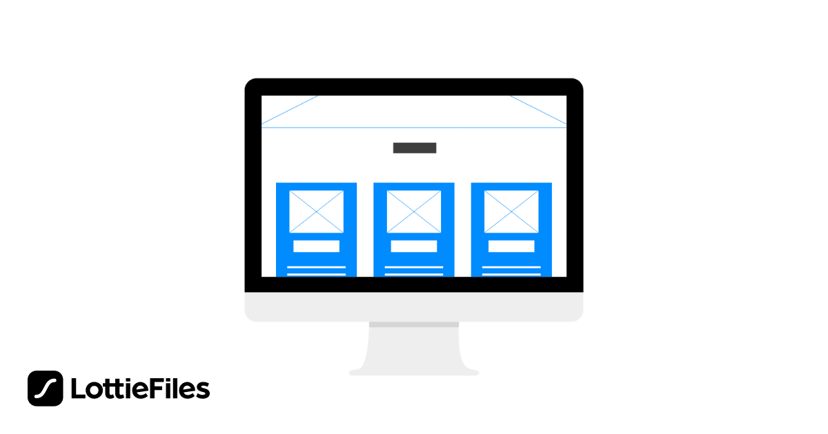 Scrolling Wireframe Animation by Diky Wardhani - LottieFiles