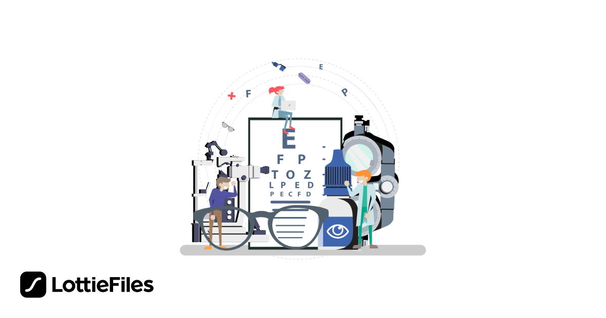 Free Optometrists Animation by Noman Hayat | LottieFiles