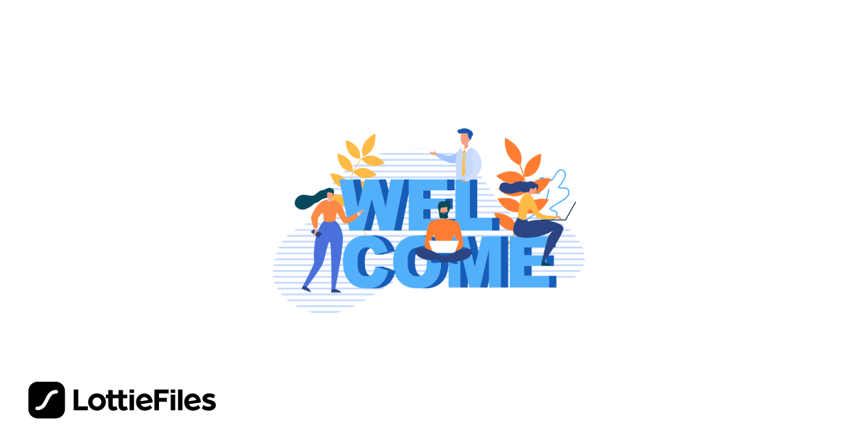 Free Welcome Screen Animation by Artem Peretrukhin | LottieFiles