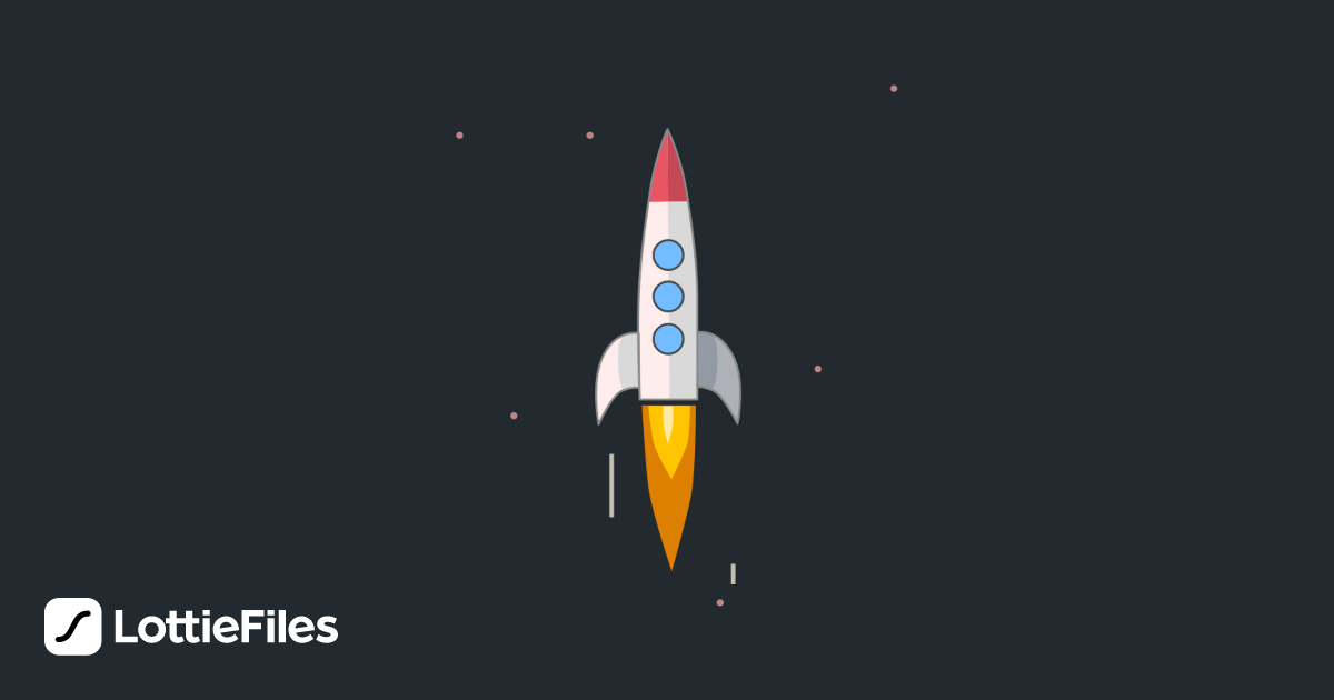Free Rocket V2 Animation by Paul Woodward | LottieFiles