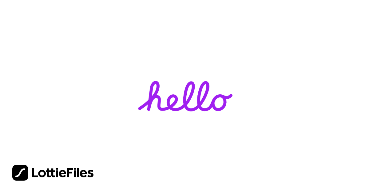 Free Apple Hello Loader Animation by Rock Star | LottieFiles
