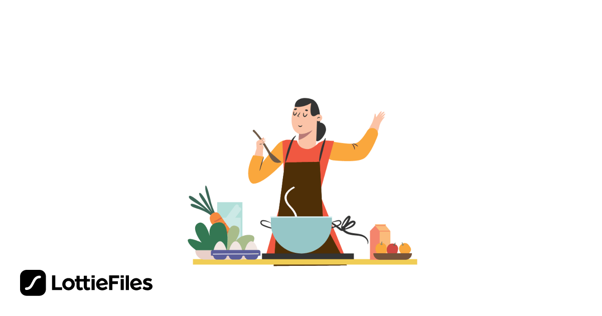 Free Cooking Animation by Dev Ashish Deval | LottieFiles