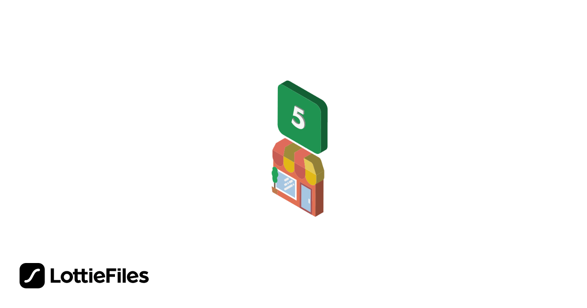 Shop Numbers Design Free Shop number Animation by Baudilio Salazar | LottieFiles