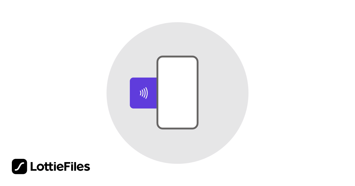 Free POPLE NFC Card Animation by sy LottieFiles