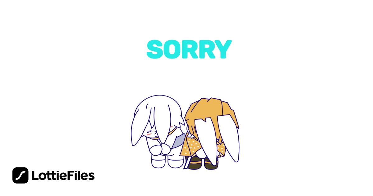 Free Sorry Animation by jem jem | LottieFiles