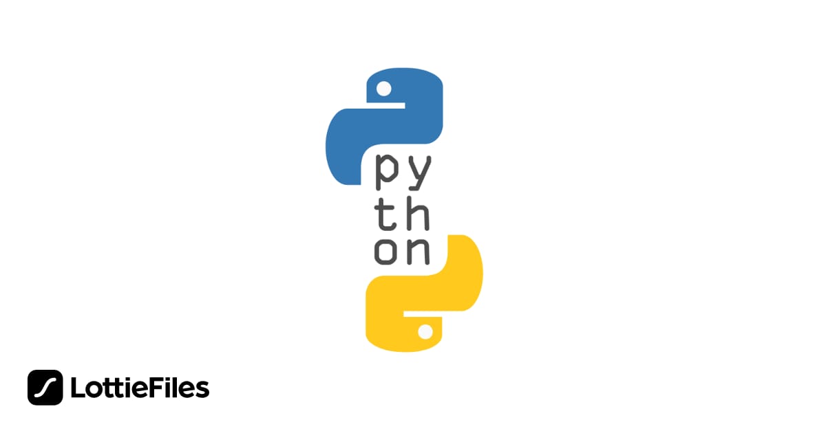 Free Python logo Animation by CevRiemann | LottieFiles