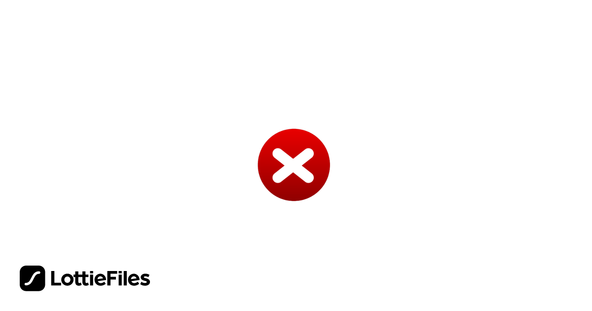 close button animation by Joel Vealle - LottieFiles