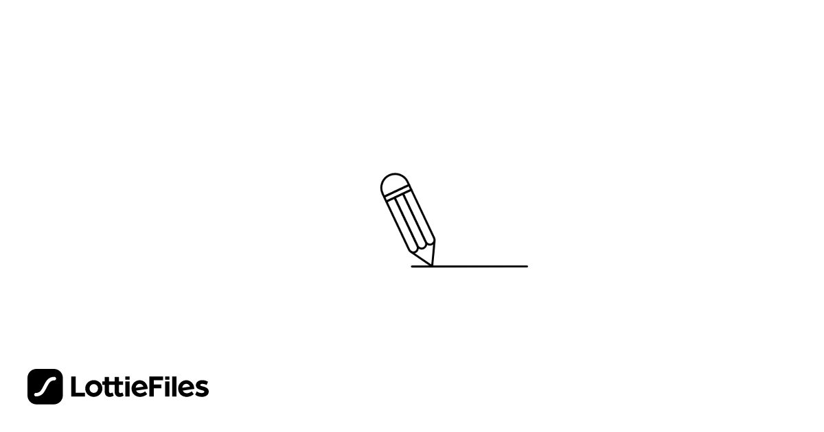 Free pencil draw line Animation by nm design | LottieFiles