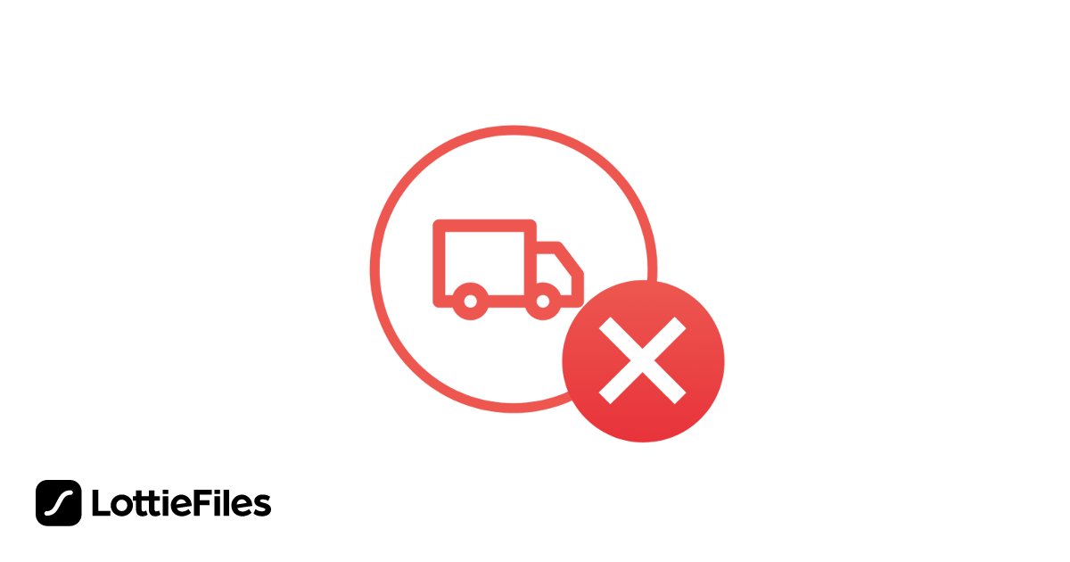 Delivery cancellation by Quang Nguyen LottieFiles