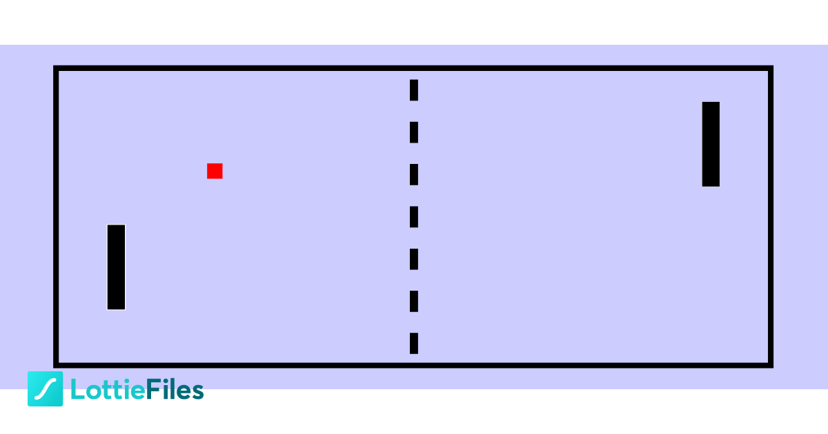 retro ping pong by 0x script LottieFiles