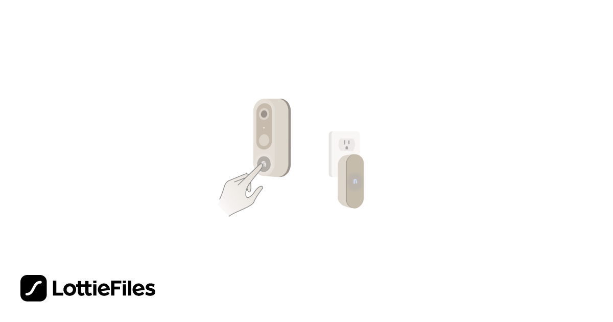 Free Pressing Doorbell Animation by Jieying Yang LottieFiles