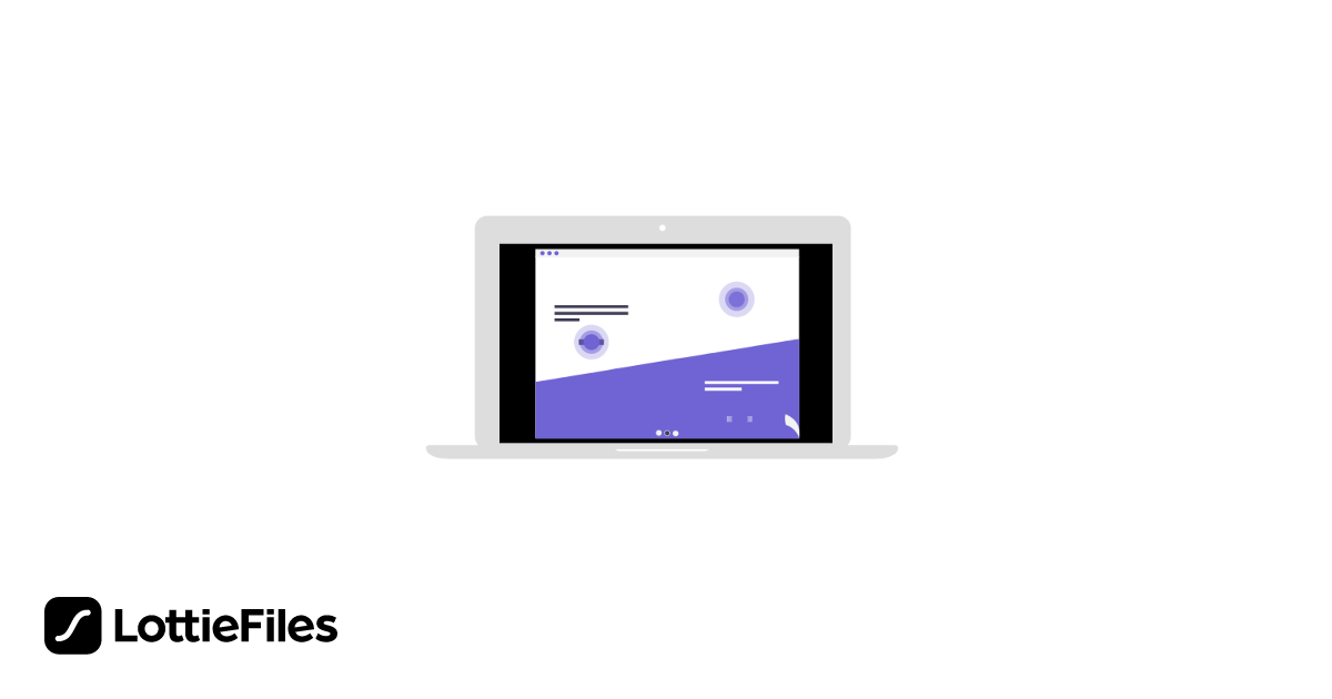 Free computer web design blue Animation by Nil V | LottieFiles