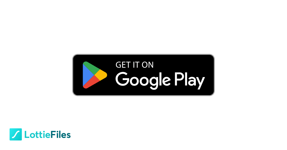 Get It on Google Play Badge by Goutham P Panicker - LottieFiles