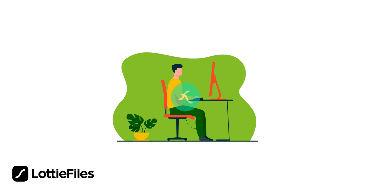 Free Working computer Lottie JSON animation Animation by Tinymotion ...