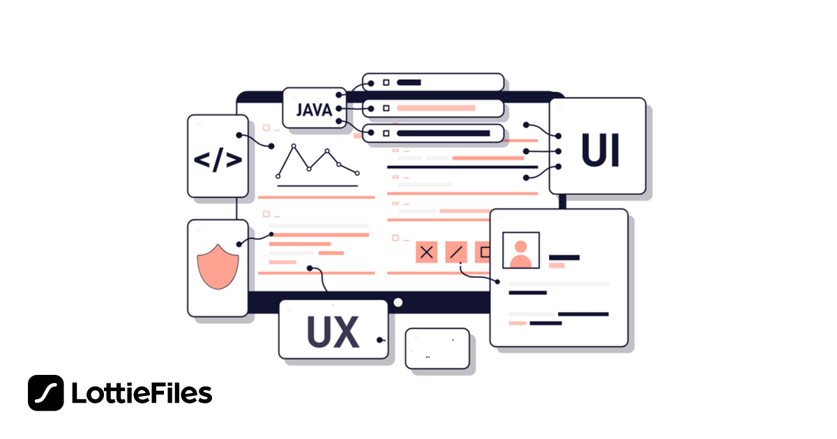 Free ux wireframe Animation by Vera Völkel | LottieFiles