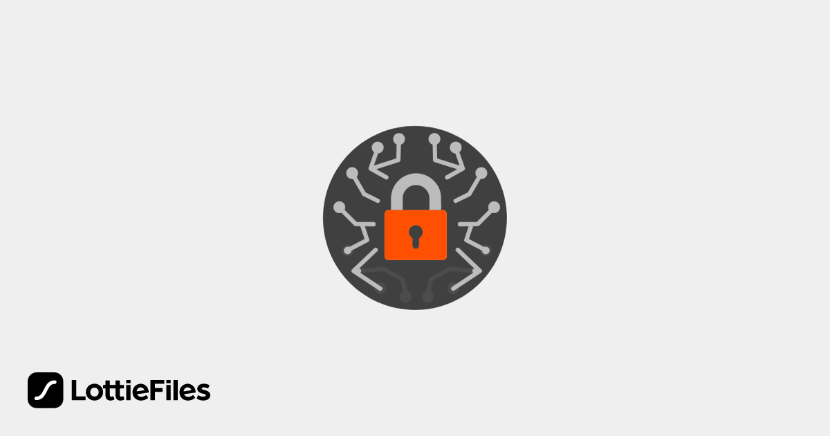 security - lock & encryption animation by Jared Stanley - LottieFiles