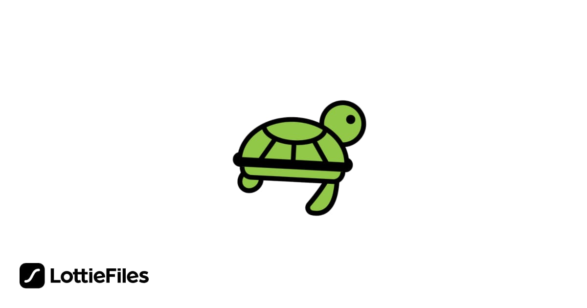 Free turtle animation Animation by Aidan Lawson | LottieFiles