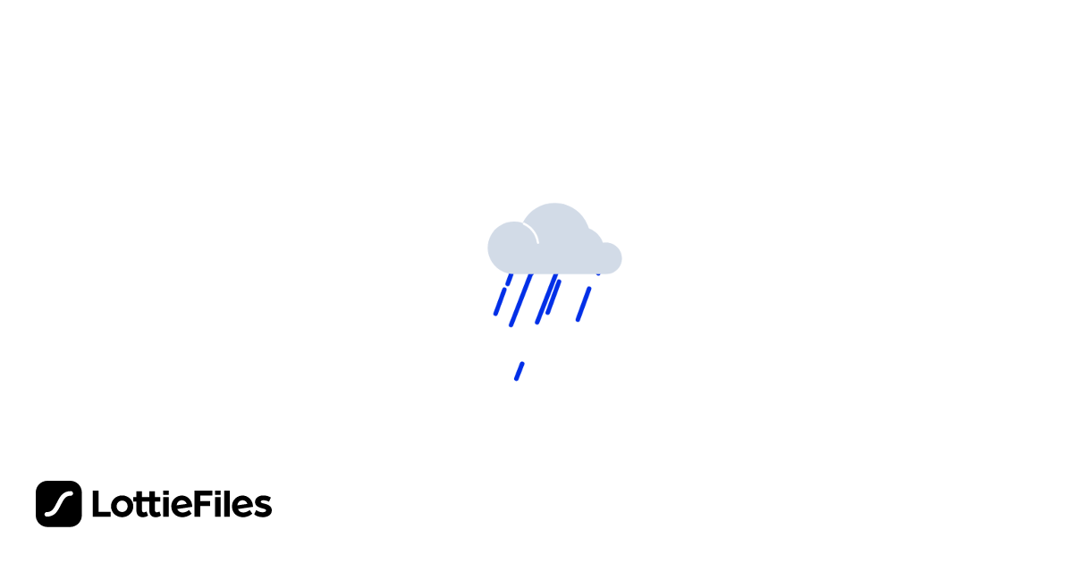 Free Rain Animation by JohnKOBA Design | LottieFiles