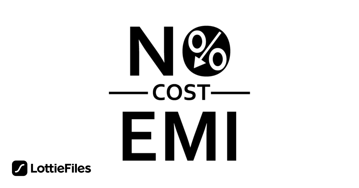 no cost emi by Aakash Tawde LottieFiles