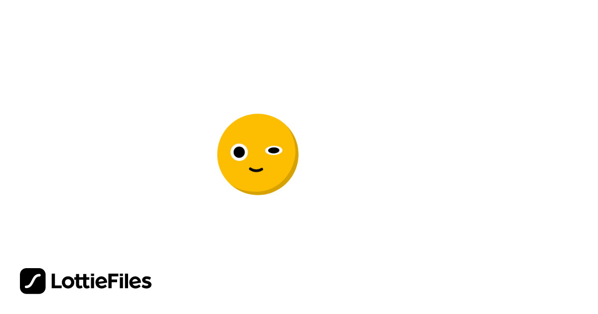 Eye Blinking Emoji by Pavithra Wijesooriya LottieFiles