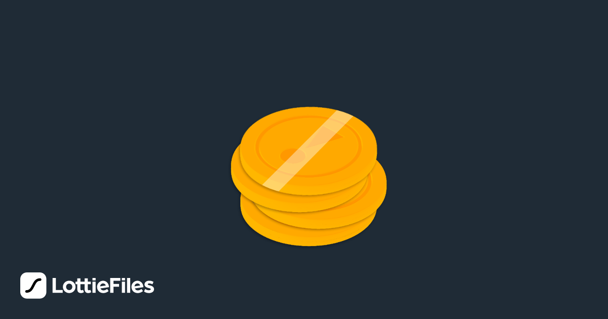 Free COINS Animation by Gabriel Augusto | LottieFiles