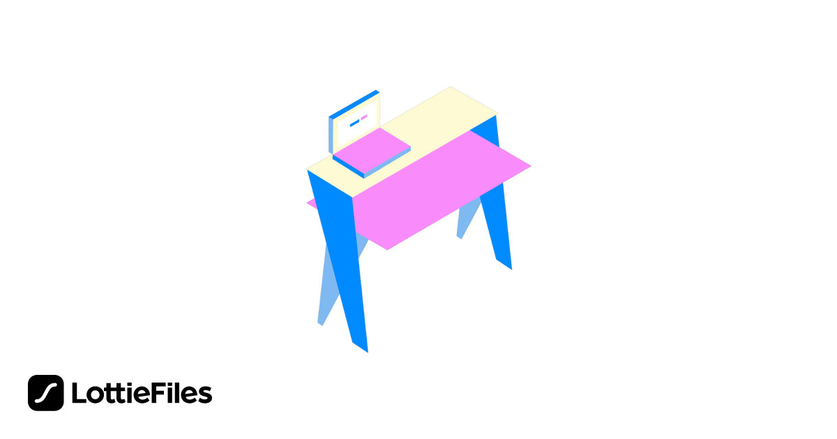 Free Laptop on table Animation by Aqilah Mohamad | LottieFiles