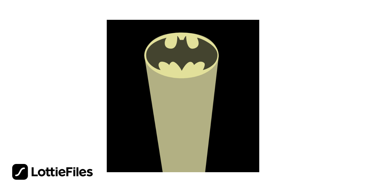 Free Batsignal Animation by Marina Petrova | LottieFiles