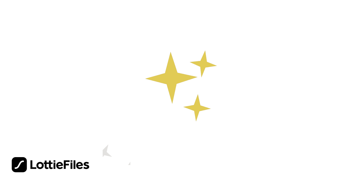 Free Sparkles Animation by Eliza Gilpin | LottieFiles