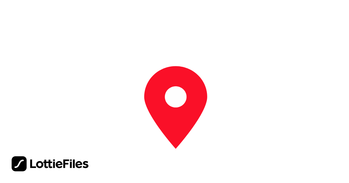 red pin map by nachomuar LottieFiles