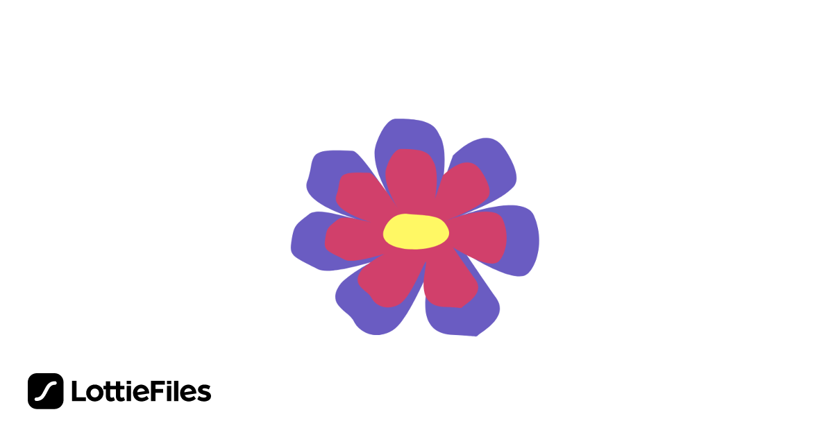 Free ugly spin flower Animation by Jenny | LottieFiles