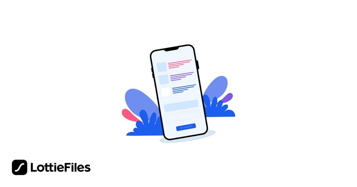 Free App development Lottie JSON animation Animation by Tinymotion ...