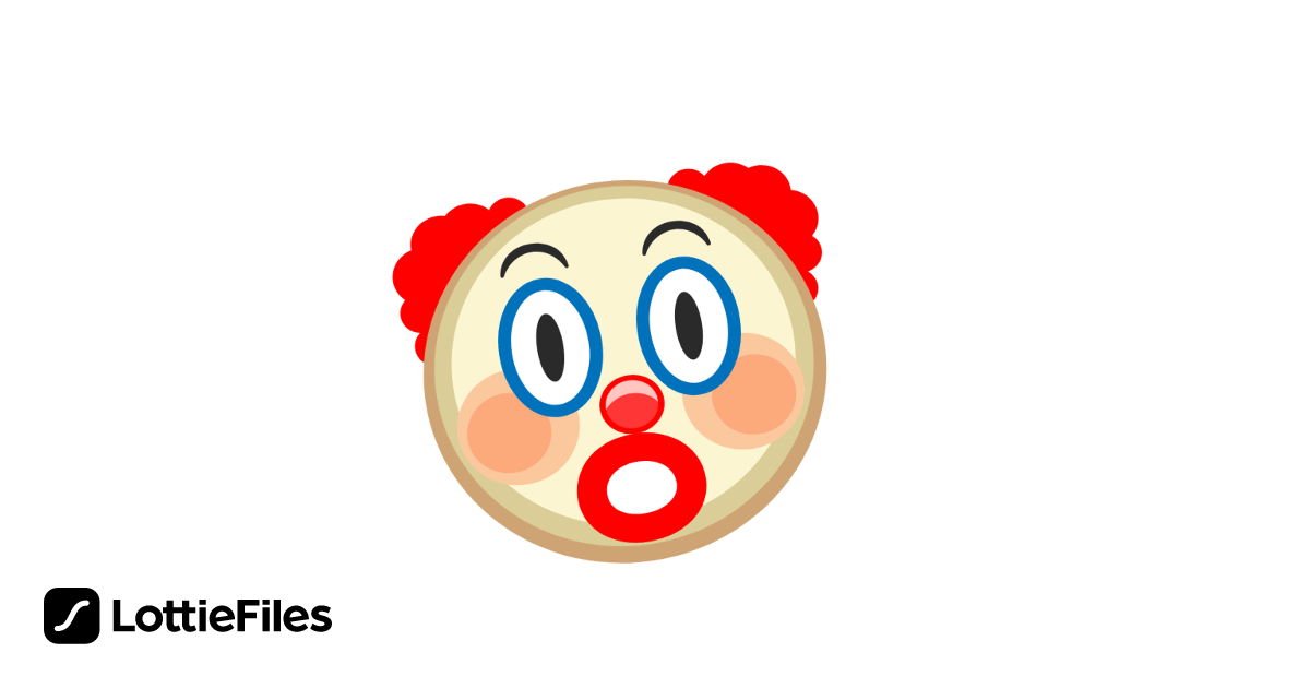 Samed Çetin による無料の Animated Clown Face アニメーション | LottieFiles
