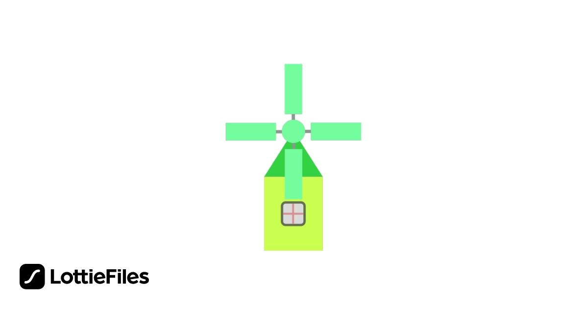 Free windmill Animation by kai le | LottieFiles