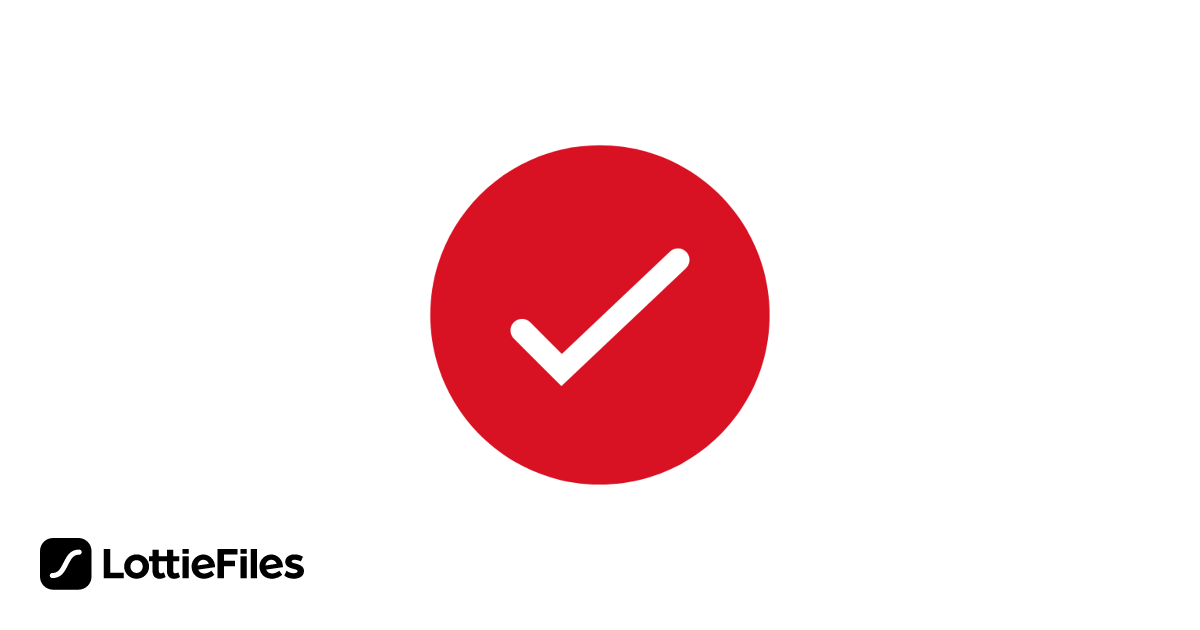 Free Checkmark Animation by Rafael Cordeiro | LottieFiles