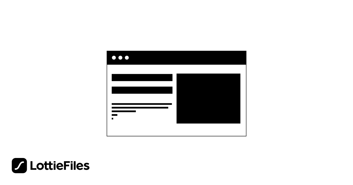 Free Screen Loader Web Design Animation by Jakob Winterholler | LottieFiles