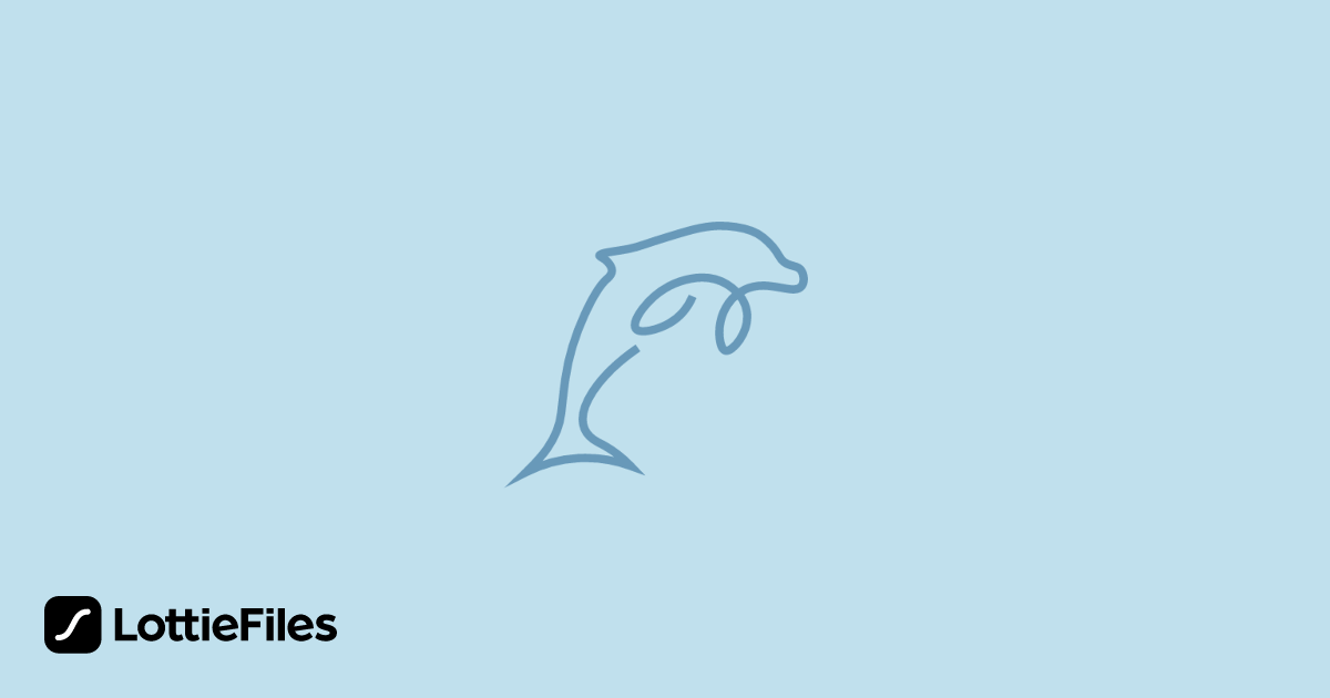 Free Dolphin Animation by Tom Fabre | LottieFiles