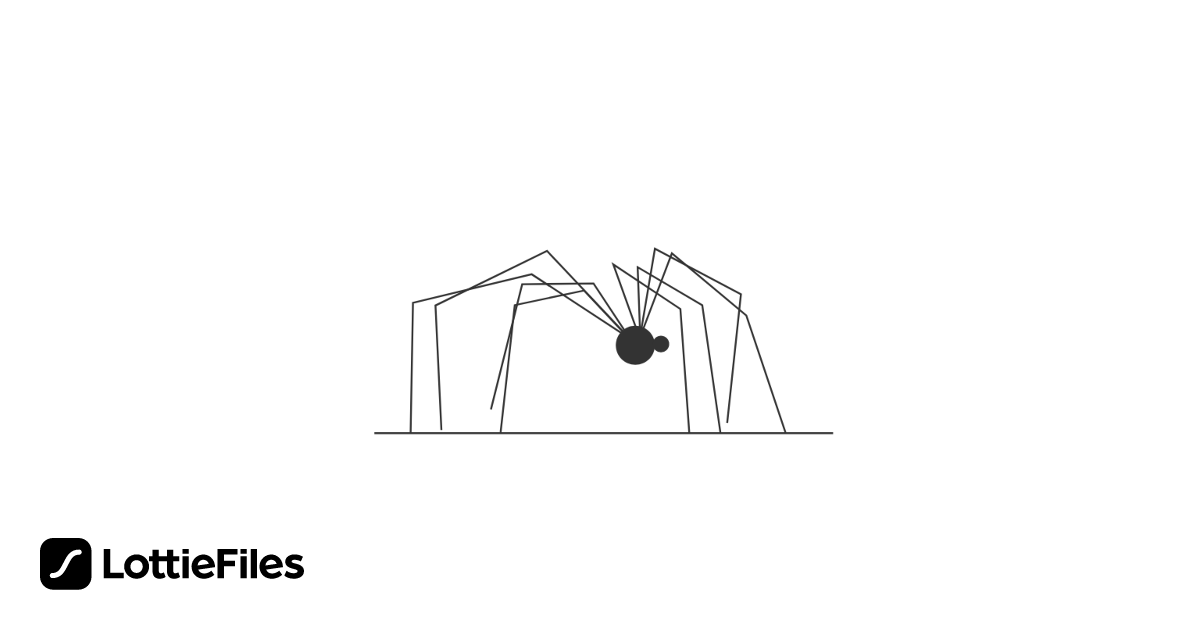 Free Walking spider Animation by Ilya Pavlov | LottieFiles