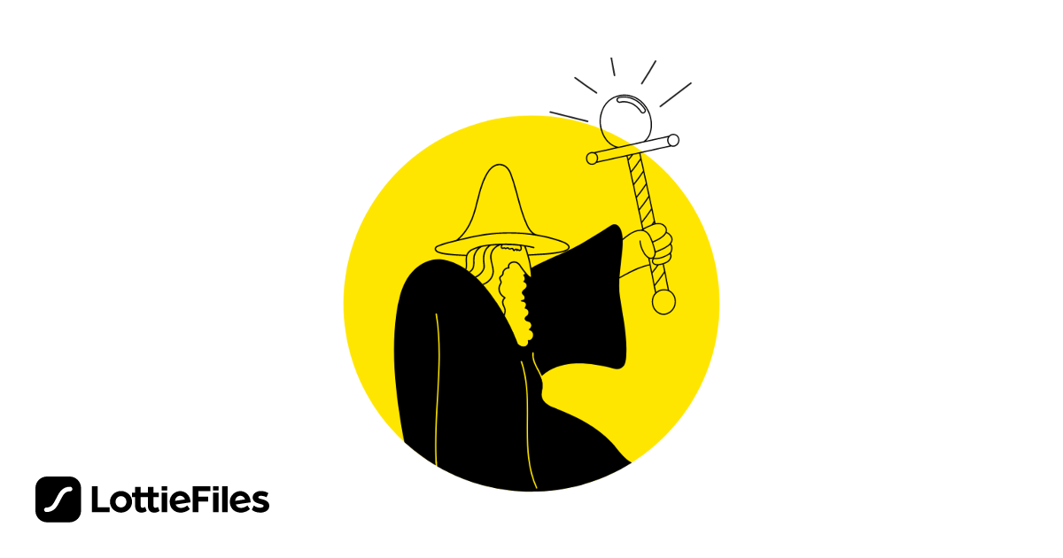 Free Wizard Animation by Just Another Guy | LottieFiles